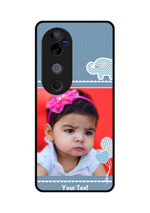Vivo V40 Pro 5G Custom Glass Phone CaseWith Kids Pattern Design