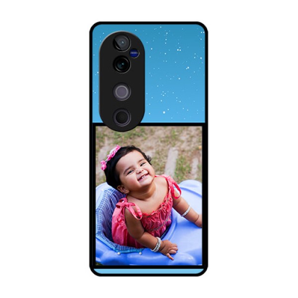Vivo V40 Pro 5G Custom Glass Phone CaseWave Pattern Colorful Design