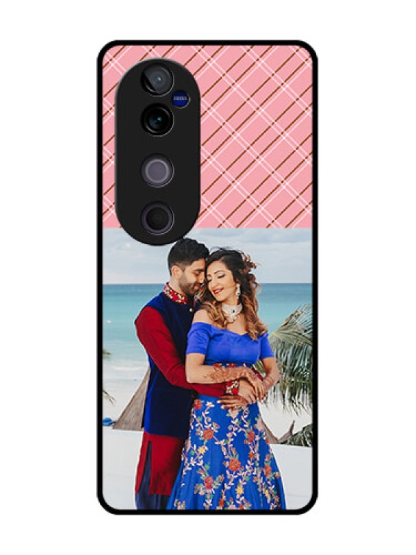 Custom Vivo V40 Pro 5G Custom Glass Phone CaseTogether Forever Design