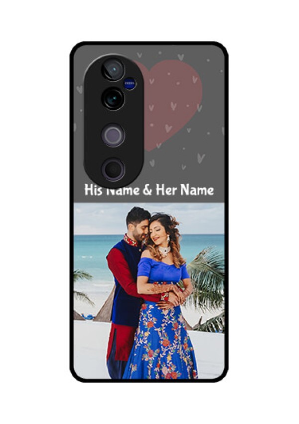 Vivo V40 Pro 5G Custom Glass Phone CaseBuy Love Design With Photo Online