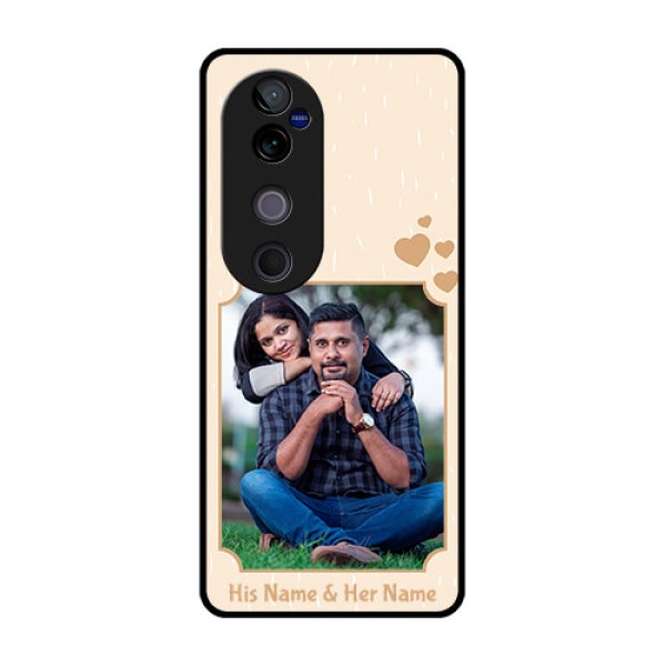 Vivo V40 Pro 5G Custom Glass Phone CaseWith Confetti Love Design