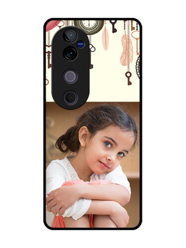 Custom Vivo V40 Pro 5G Custom Glass Phone CaseBoho Style Design