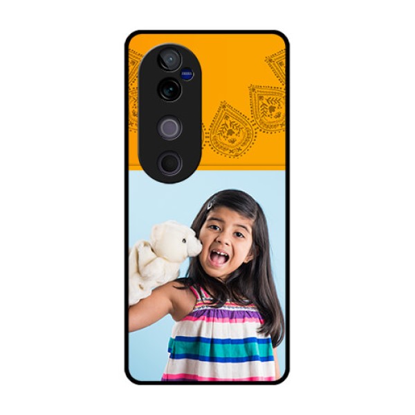 Vivo V40 Pro 5G Custom Glass Phone CasePhoto Wedding Design