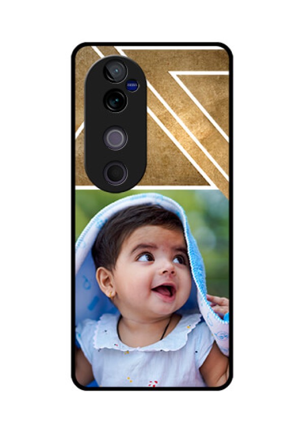 Vivo V40 Pro 5G Custom Glass Phone CaseGradient Abstract Texture Design