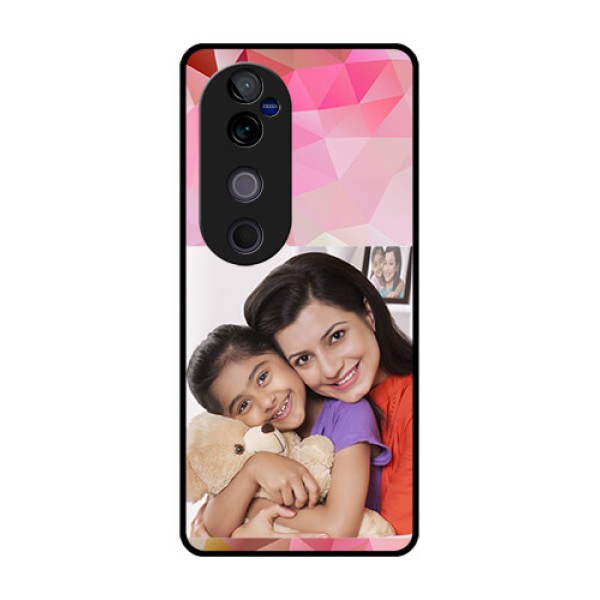 Vivo V40 Pro 5G Custom Glass Phone CaseAbstract Triangle Design Vivo V40 Pro 5G Custom Glass Phone CaseAbstract Triangle Design