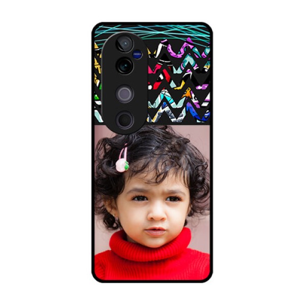 Vivo V40 Pro 5G Custom Glass Phone CaseNeon Abstract Design