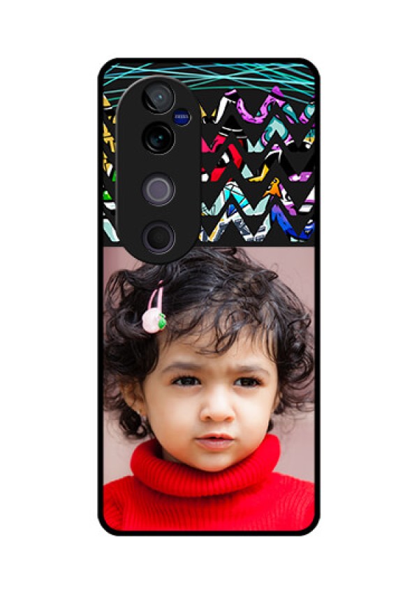 Vivo V40 Pro 5G Custom Glass Phone CaseNeon Abstract Design