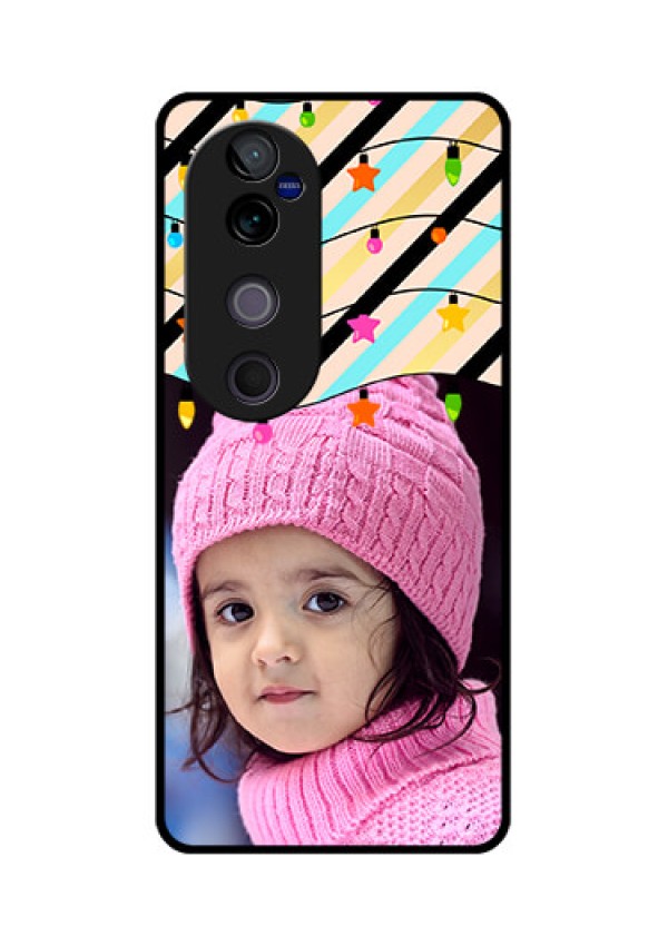 Vivo V40 Pro 5G Custom Glass Phone CaseLights Hanging Design