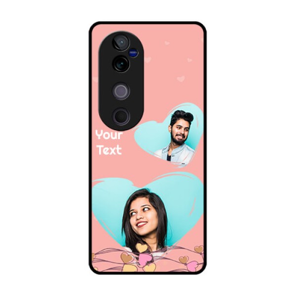 Vivo V40 Pro 5G Custom Glass Phone CaseLove Doodle Design