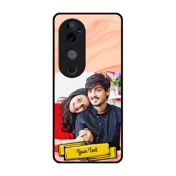 Vivo V40 Pro 5G Custom Glass Phone CaseMarble Texture Design