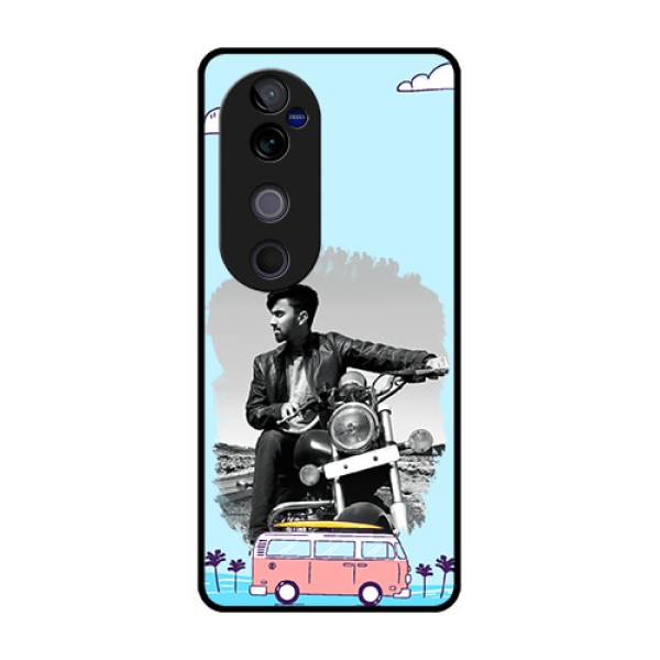 Vivo V40 Pro 5G Custom Glass Phone CaseTravel and Adventure Design