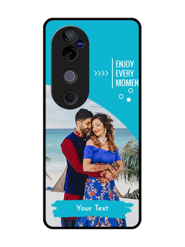 Custom Vivo V40 Pro 5G Custom Glass Phone CaseHappy Moment Design