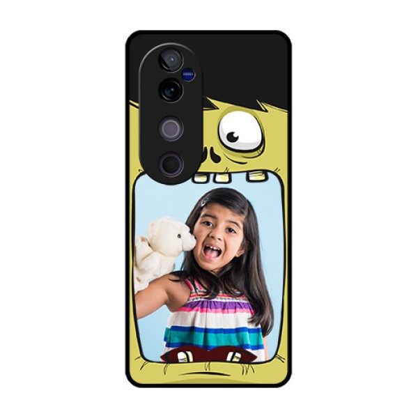 Vivo V40 Pro 5G Custom Glass Phone CaseCartoon Monster Back Case Design