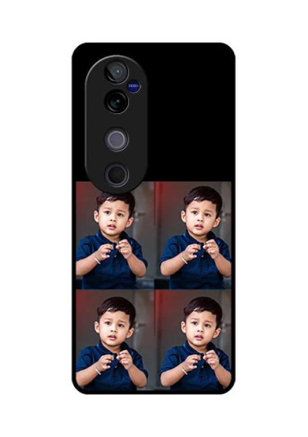Vivo V40 Pro 5G Custom Glass Phone Case4 Image Holder Design