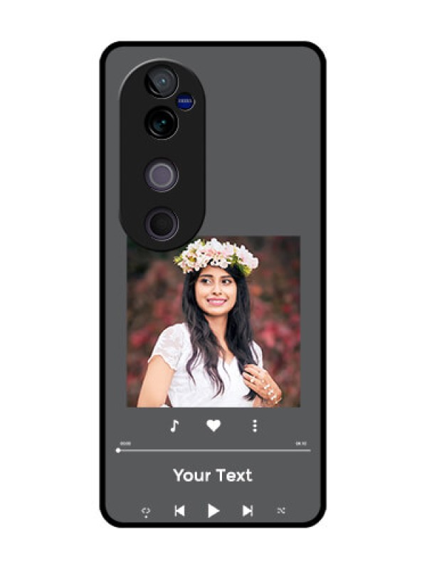 Custom Vivo V40 Pro 5G Custom Glass Phone CasePlay The Music Design