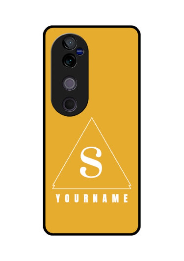 Vivo V40 Pro 5G Custom Glass Phone CaseSimple Triangle Design