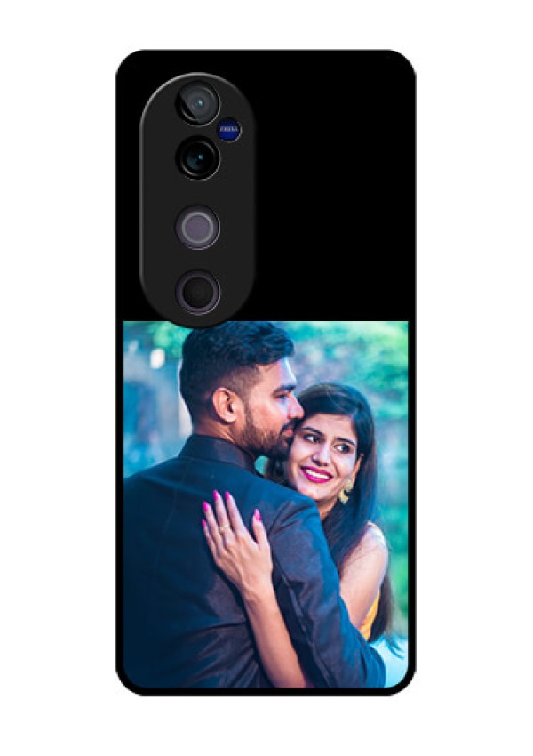 Vivo V40 Pro 5G Custom Glass Phone Case - Upload Full Picture With Custom Color Design