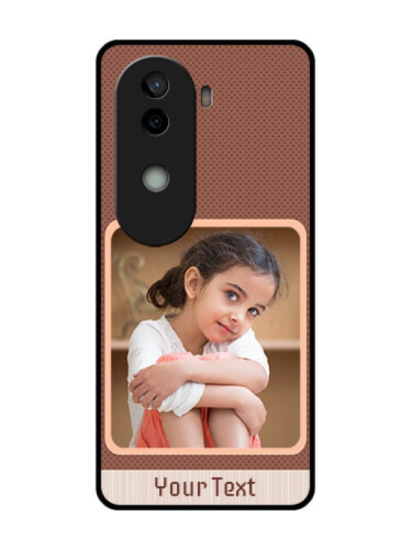 Custom Vivo V40e 5G Custom Glass Phone CaseSimple Pic Upload Design