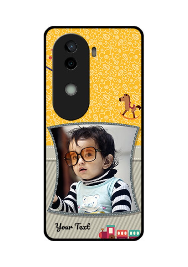 Vivo V40e 5G Custom Glass Phone CaseBaby Picture Upload Design
