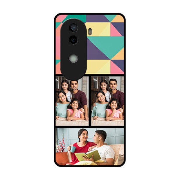 Vivo V40e 5G Custom Glass Phone CaseBulk Pic Upload Design