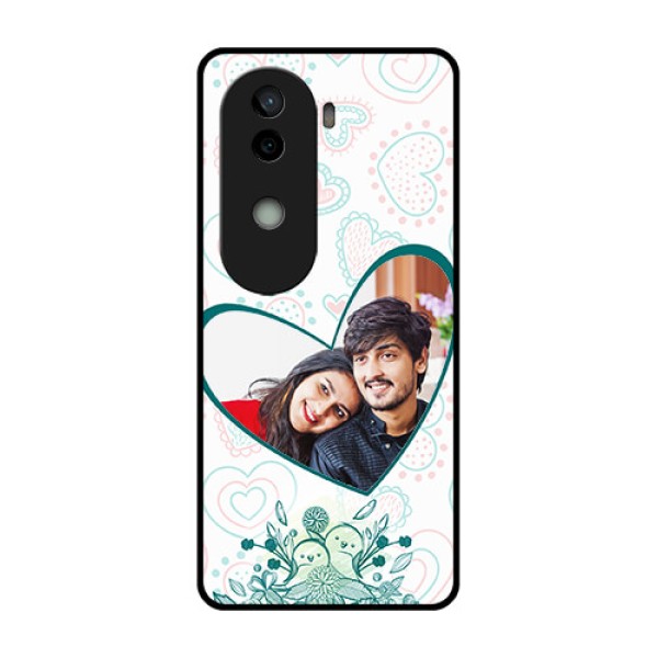 Vivo V40e 5G Custom Glass Phone CasePremium Couple Design