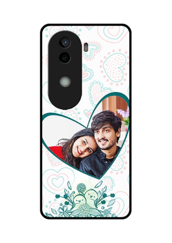 Vivo V40e 5G Custom Glass Phone CasePremium Couple Design