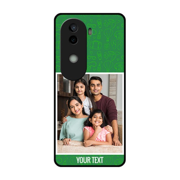 Vivo V40e 5G Custom Glass Phone CasePicture Upload Design