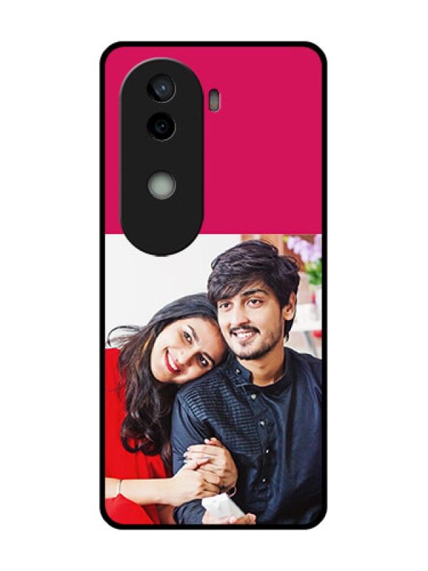 Custom Vivo V40e 5G Custom Glass Phone CaseAnniversary Cover Design