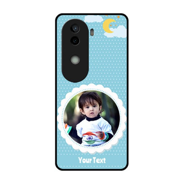 Vivo V40e 5G Custom Glass Phone CaseViolet Pattern Design