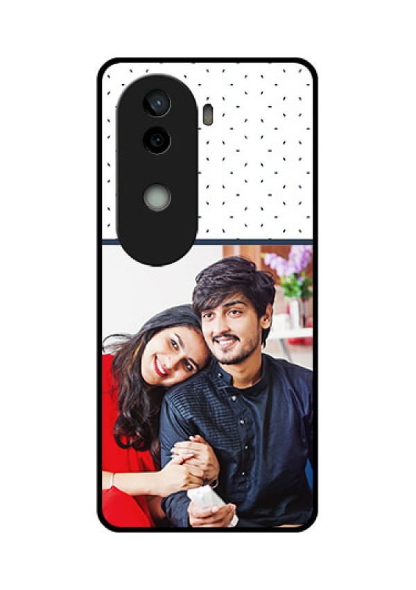 Vivo V40e 5G Custom Glass Phone CasePremium Dot Design