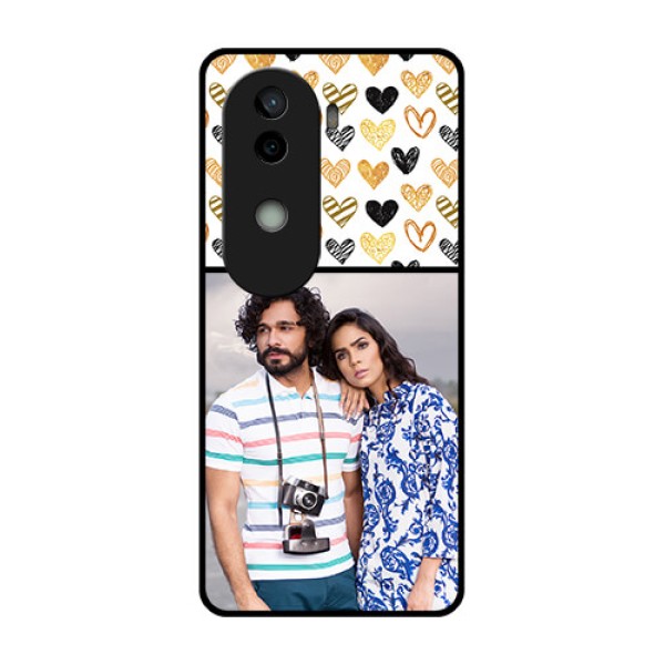 Vivo V40e 5G Custom Glass Phone CaseLove Symbol Design