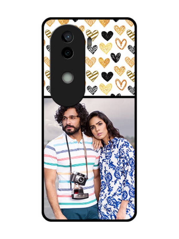 Custom Vivo V40e 5G Custom Glass Phone CaseLove Symbol Design