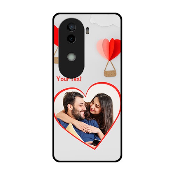 Vivo V40e 5G Custom Glass Phone CaseParachute Love Design
