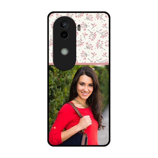 Vivo V40e 5G Custom Glass Phone CaseStunning Floral Design