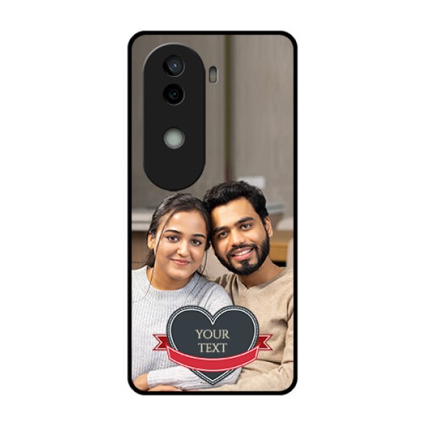Vivo V40e 5G Custom Glass Phone CaseJust Married Couple Design Vivo V40e 5G Custom Glass Phone CaseJust Married Couple Design