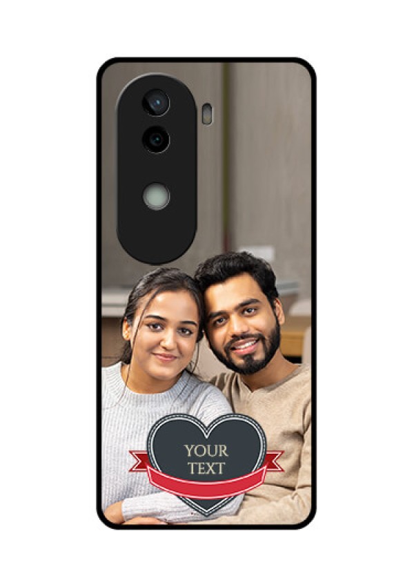 Vivo V40e 5G Custom Glass Phone CaseJust Married Couple Design