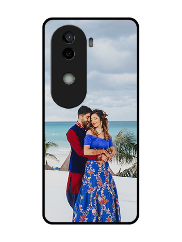 Custom Vivo V40e 5G Custom Glass Phone CaseUpload Full Picture Design