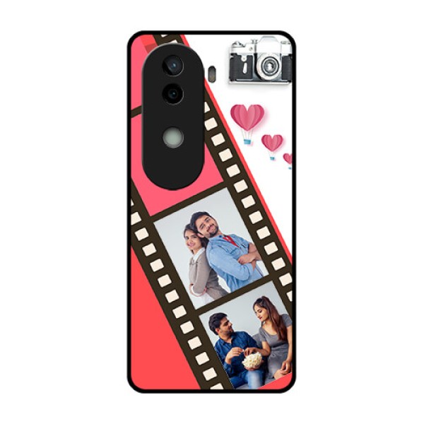 Vivo V40e 5G Custom Glass Phone Case3 Image Holder With Film Reel Vivo V40e 5G Custom Glass Phone Case3 Image Holder With Film Reel