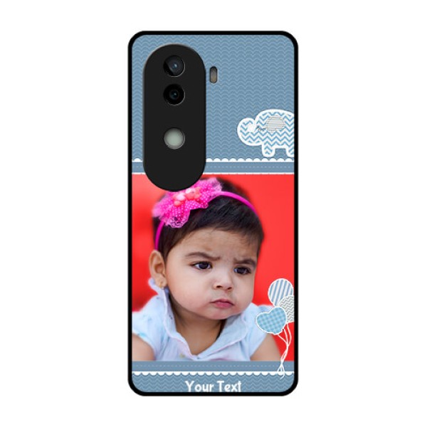 Vivo V40e 5G Custom Glass Phone CaseWith Kids Pattern Design