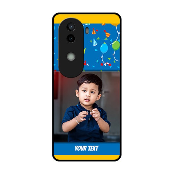 Vivo V40e 5G Custom Glass Phone CaseBirthday Wishes Design