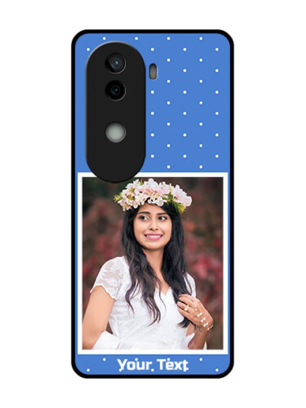 Custom Vivo V40e 5G Custom Glass Phone CasePolka Dots Design