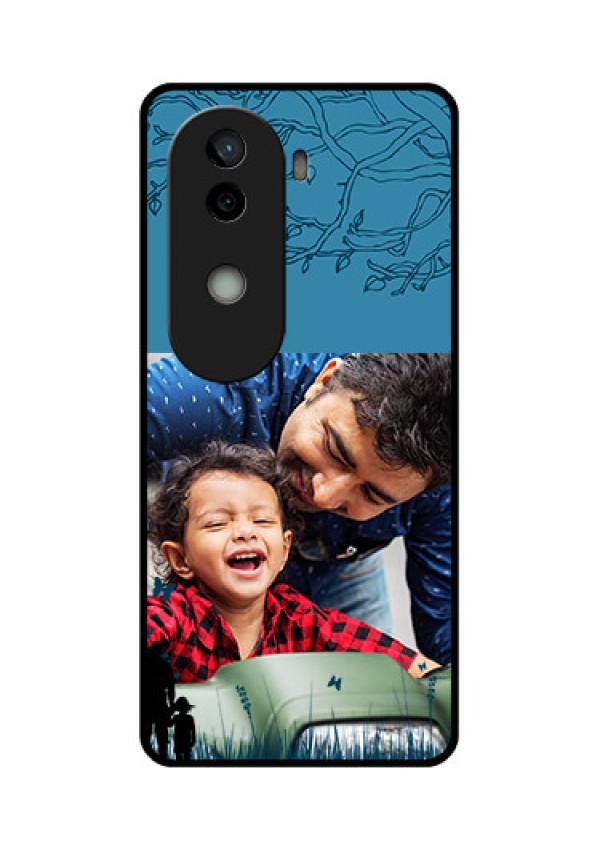 Vivo V40e 5G Custom Glass Phone CaseBest Dad Design