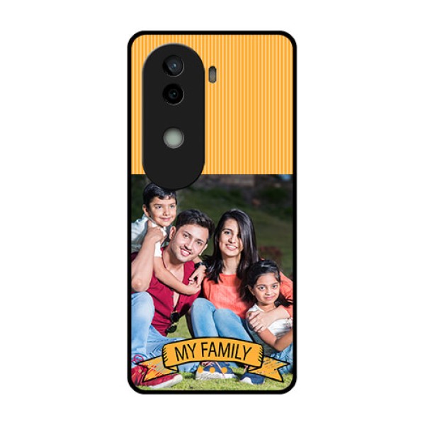Vivo V40e 5G Custom Glass Phone CaseMy Family Design