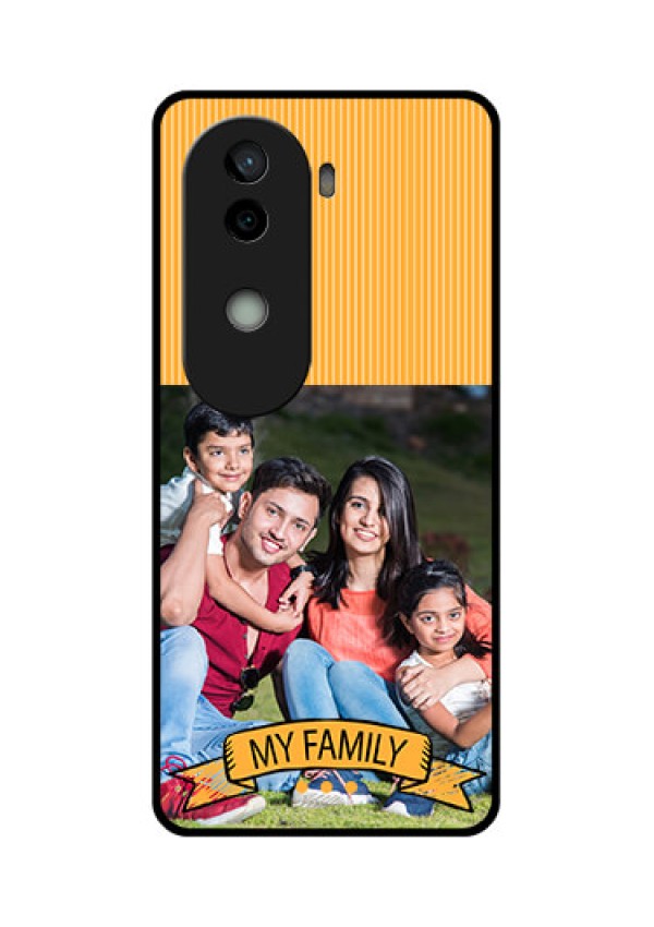 Vivo V40e 5G Custom Glass Phone CaseMy Family Design