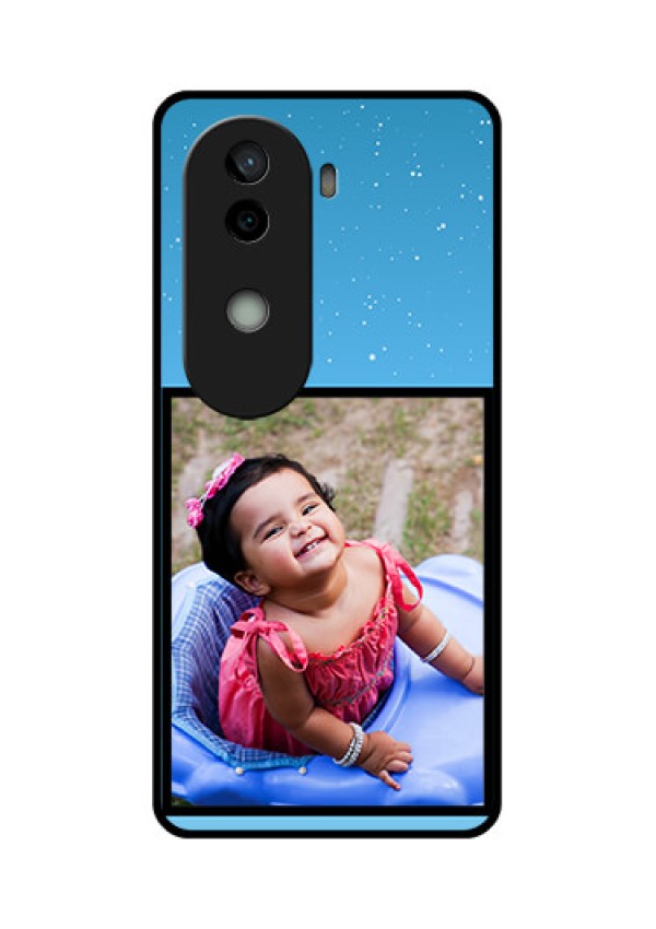 Vivo V40e 5G Custom Glass Phone CaseWave Pattern Colorful Design