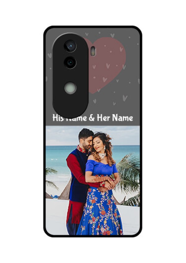 Vivo V40e 5G Custom Glass Phone CaseBuy Love Design With Photo Online