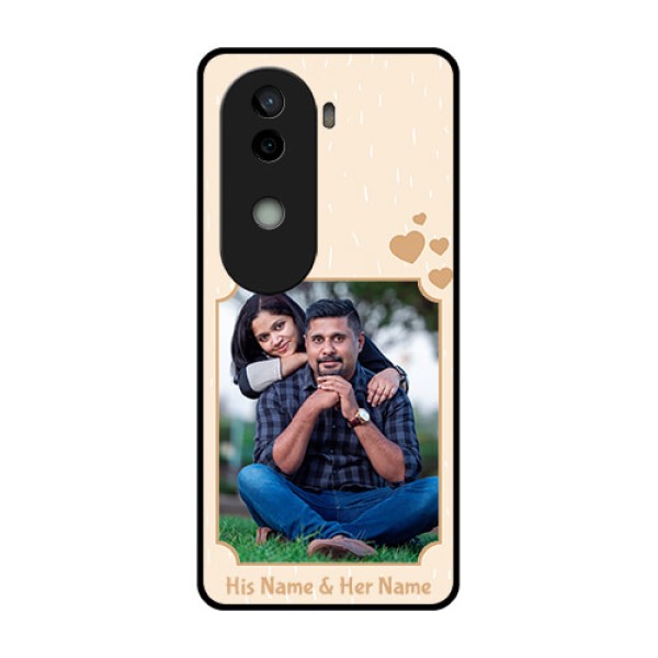 Vivo V40e 5G Custom Glass Phone CaseWith Confetti Love Design