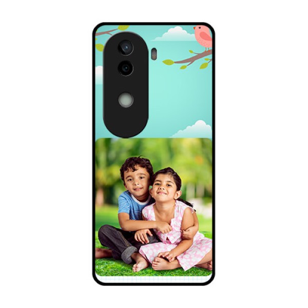 Vivo V40e 5G Custom Glass Phone CaseDoodle Love Design