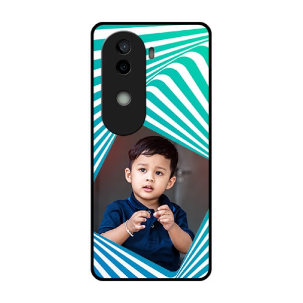 Vivo V40e 5G Custom Glass Phone CaseAbstract Spiral Design