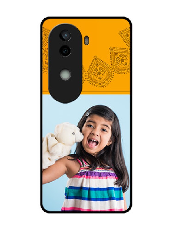 Custom Vivo V40e 5G Custom Glass Phone CasePhoto Wedding Design